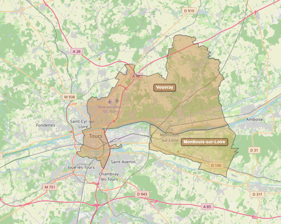 Billede fra regionen Vouvray