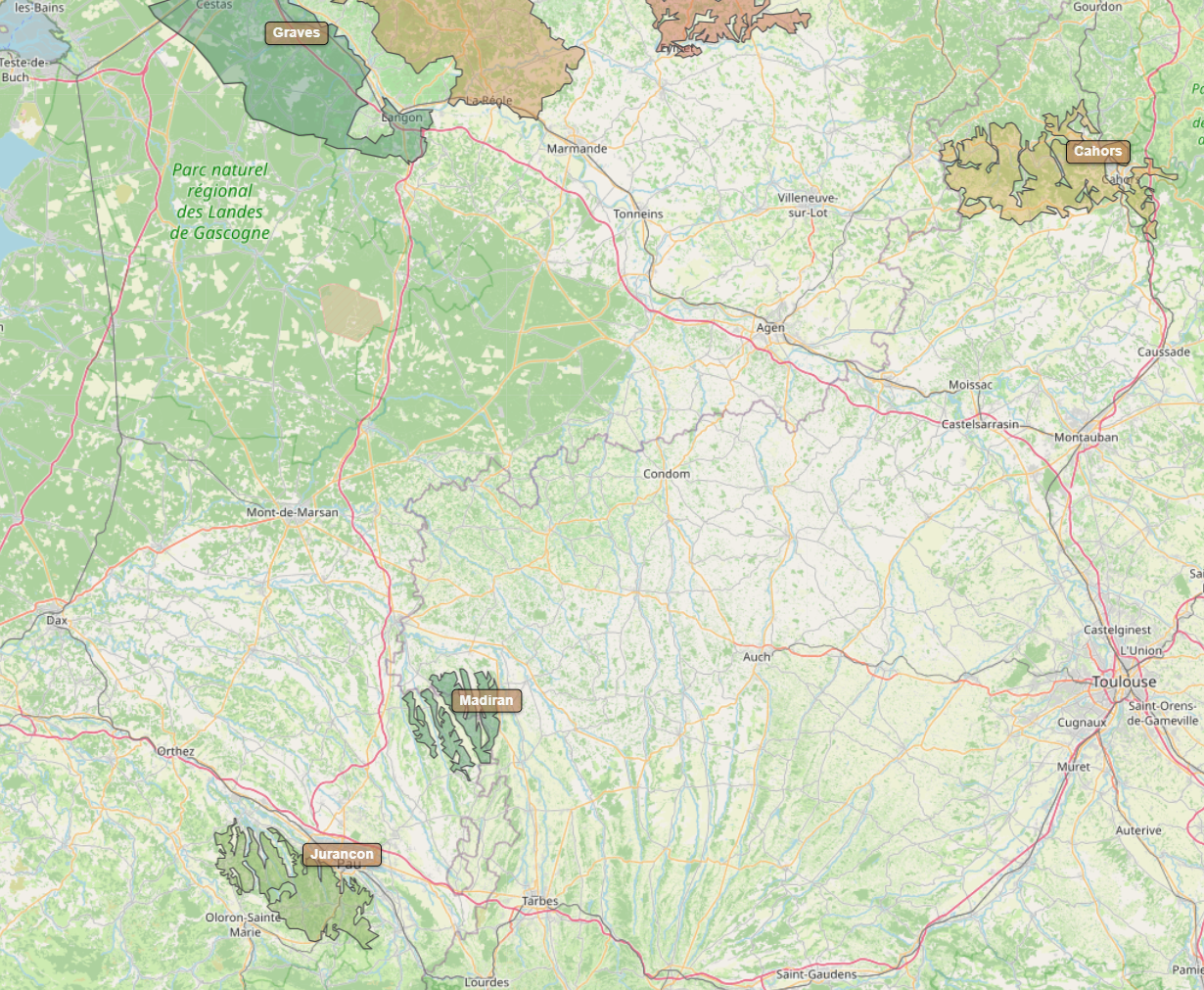 Billede fra regionen Sud-Ouest