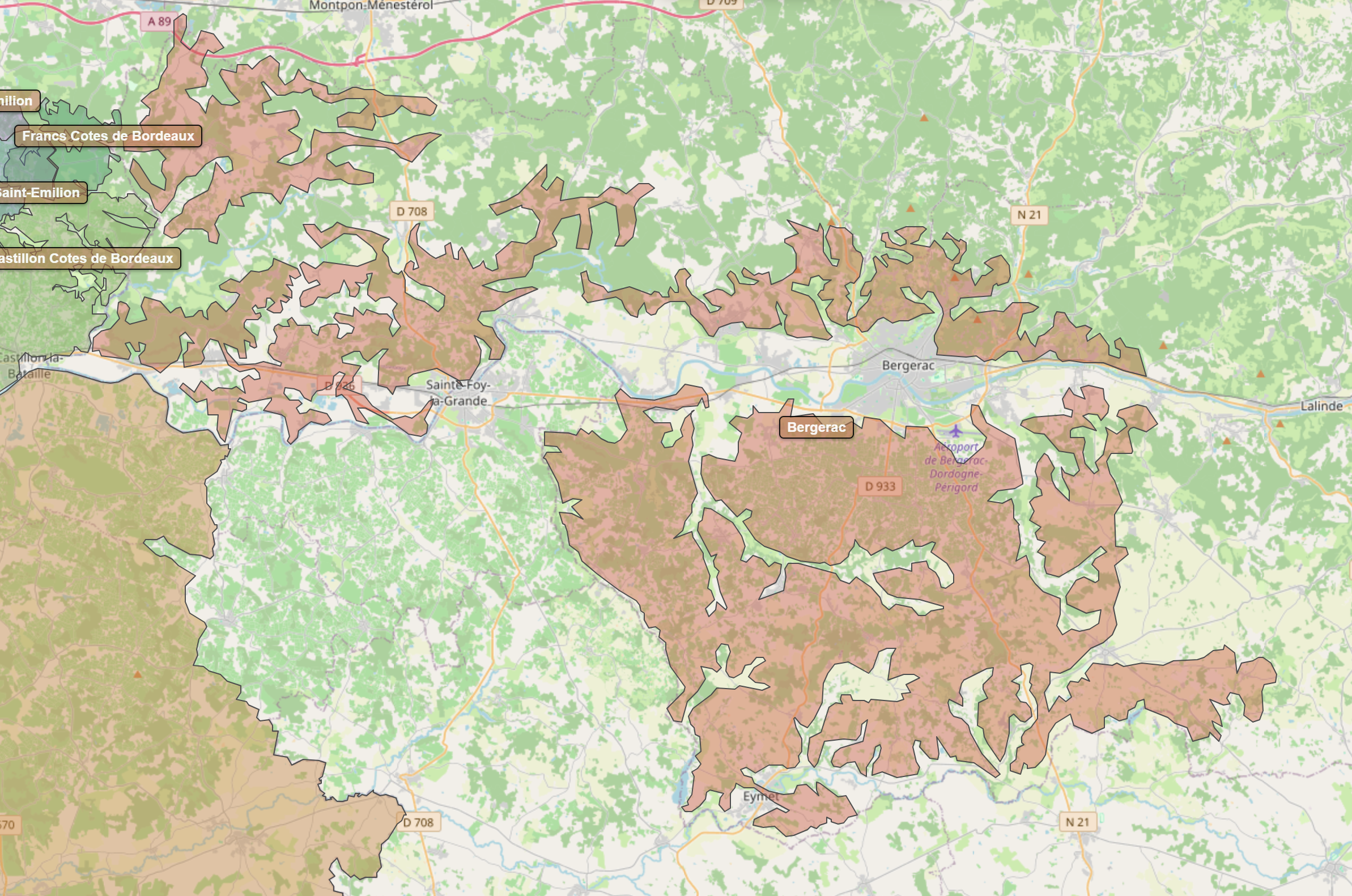 Billede fra regionen Bergerac