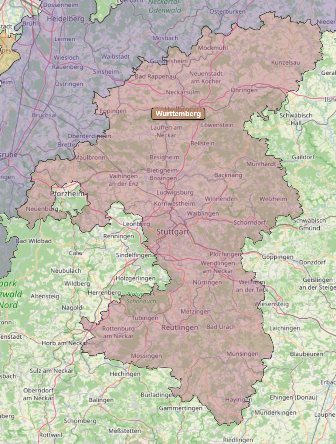 Billede fra regionen Wurttemberg