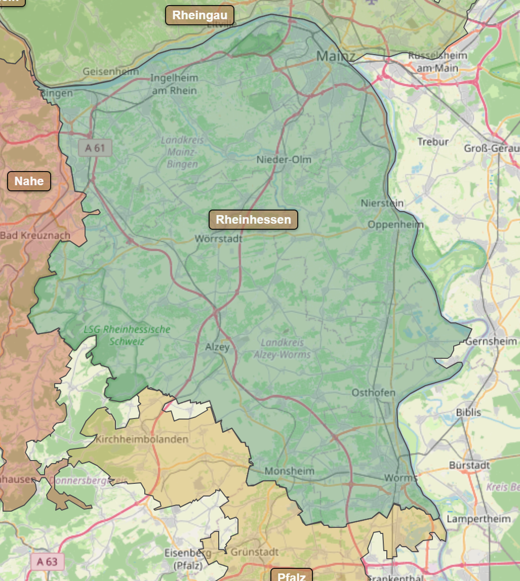 Billede fra regionen Rheinhessen