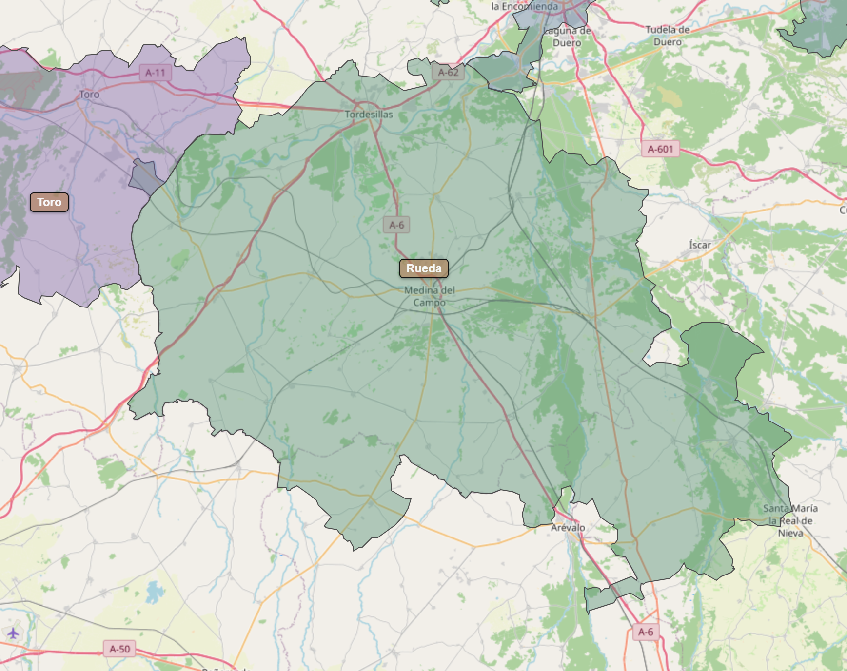 Billede fra regionen Rueda