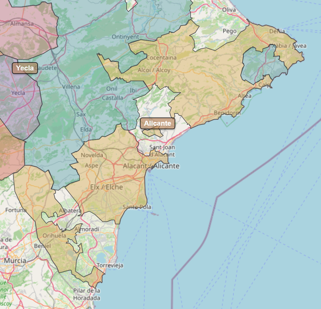 Billede fra regionen Alicante