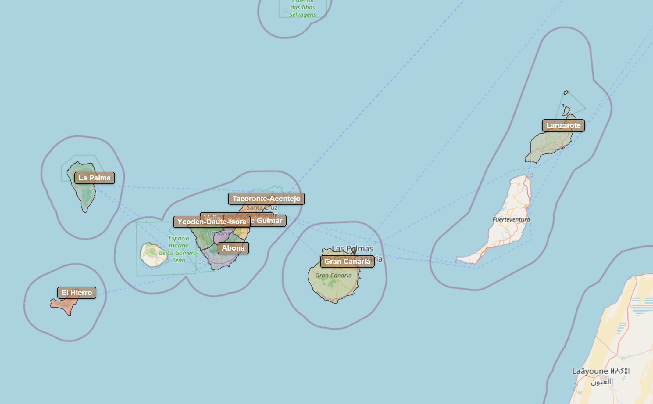 Billede fra regionen Canarias