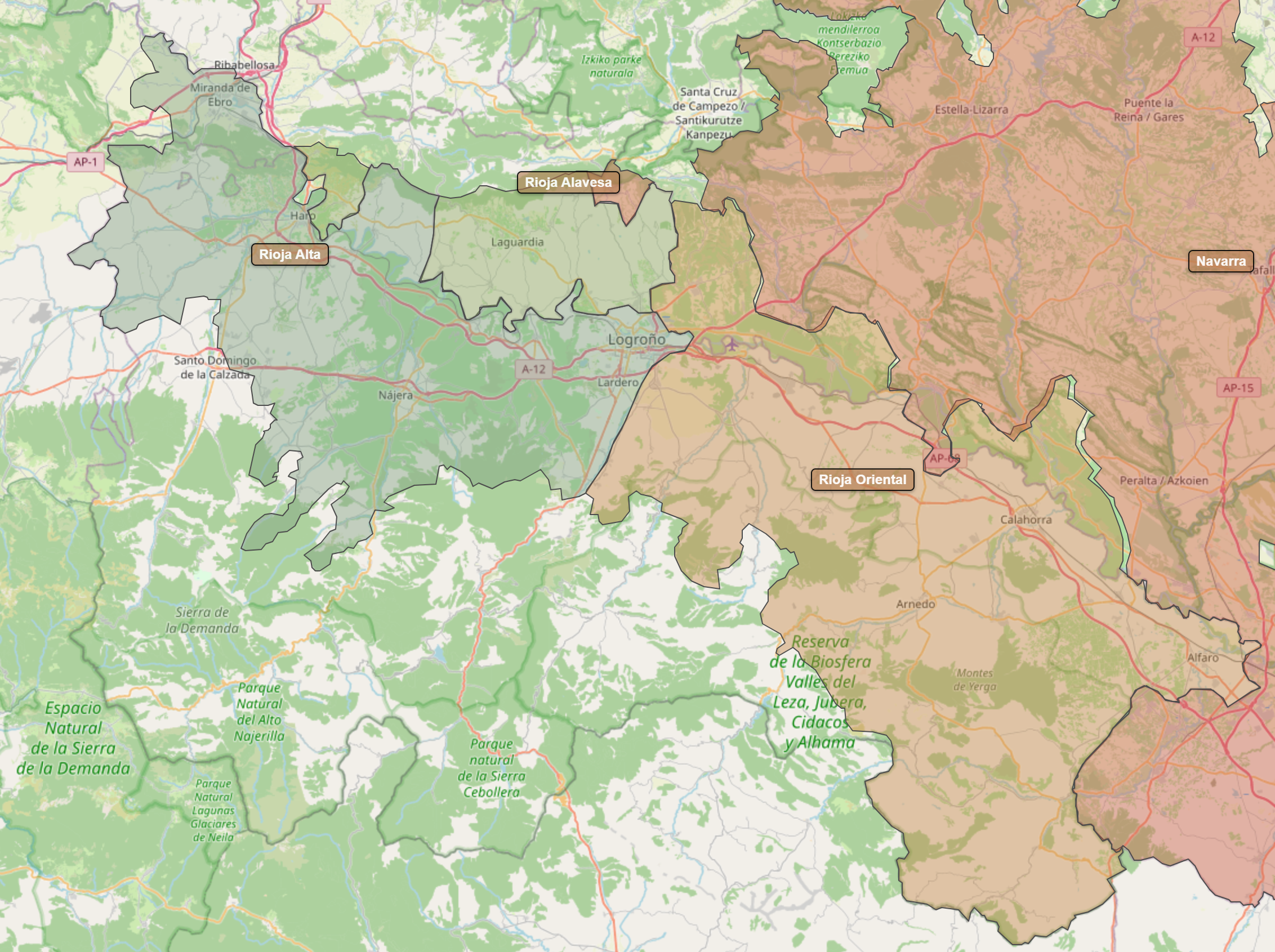 Billede fra regionen Rioja