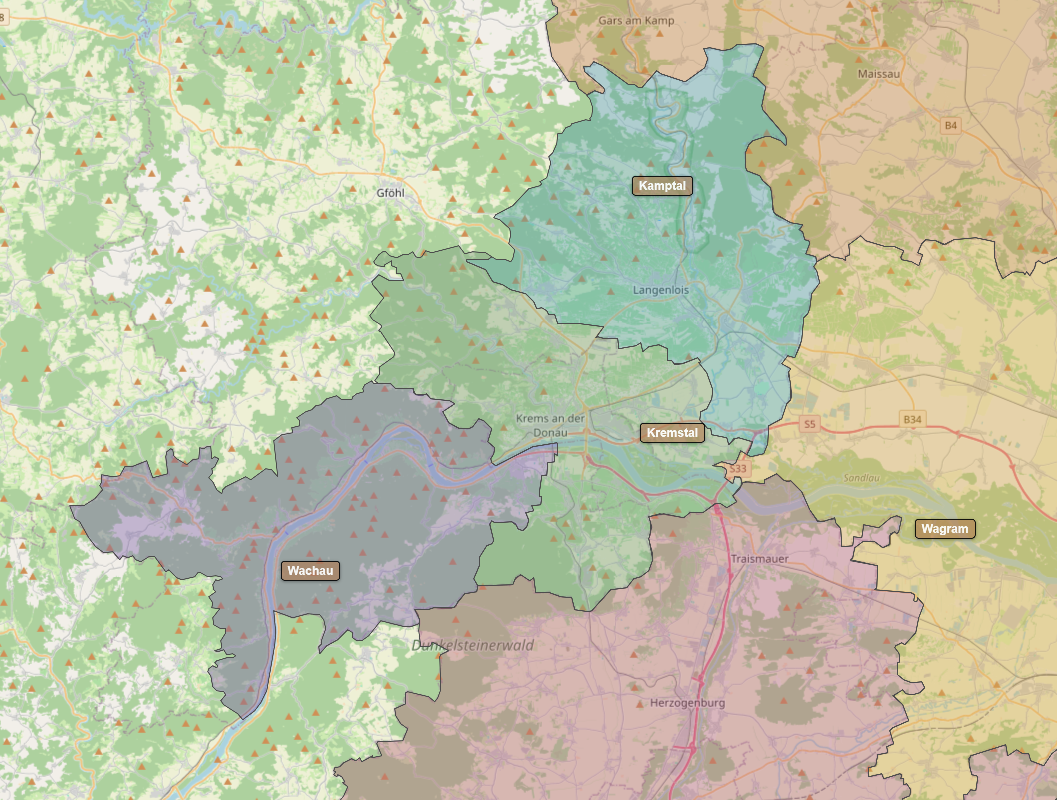 Billede fra regionen Kamptal