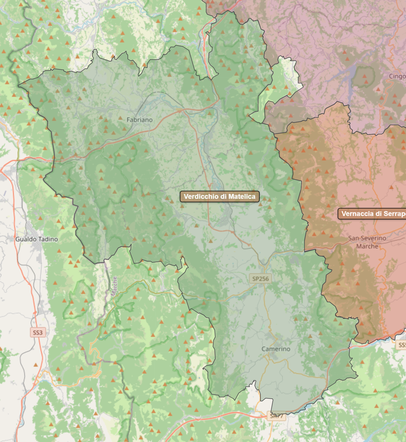 Billede fra regionen Verdicchio di Matelica