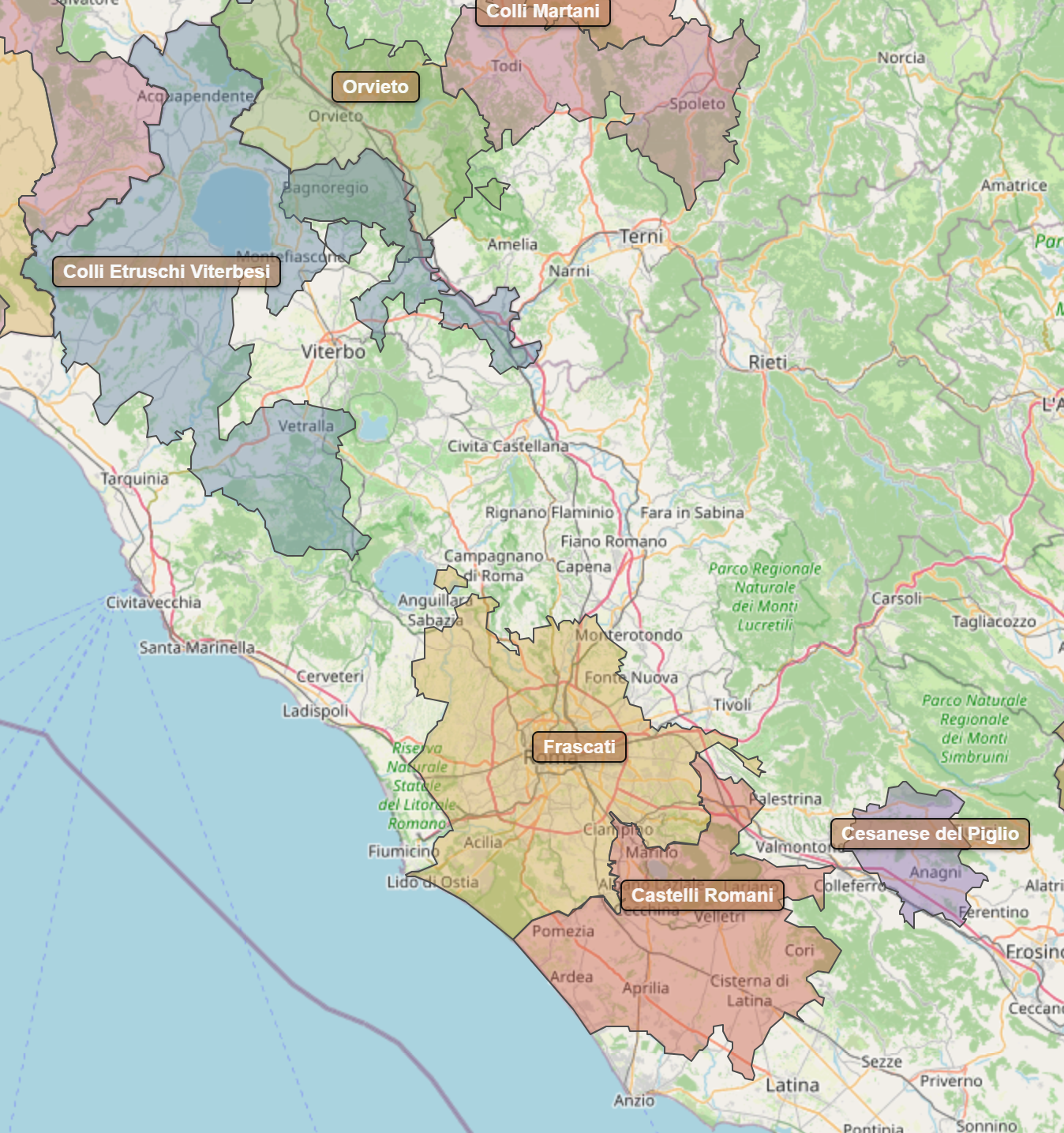 Billede fra regionen Lazio
