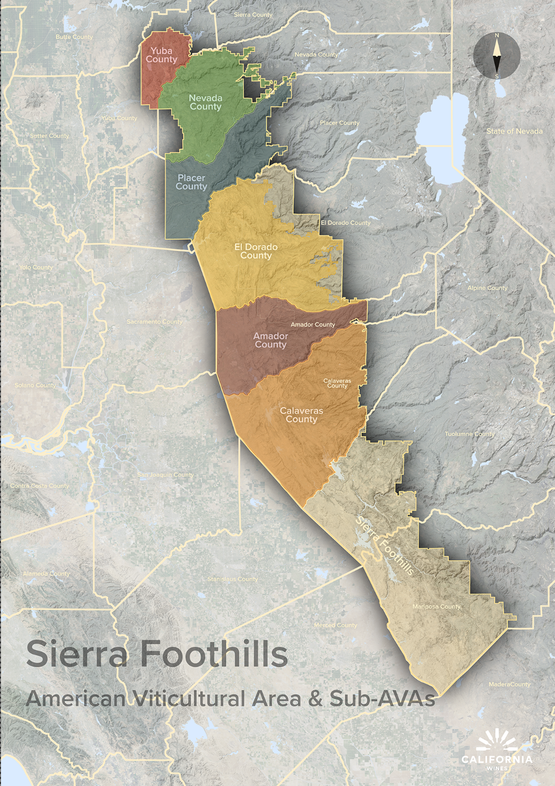 Billede fra regionen Sierra Foothills