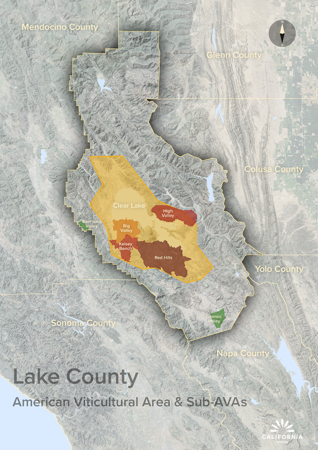 Billede fra regionen Lake County AVA