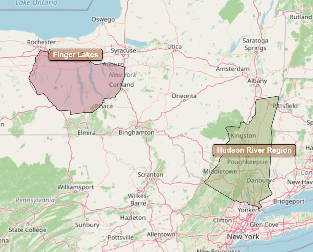 Billede fra regionen New York