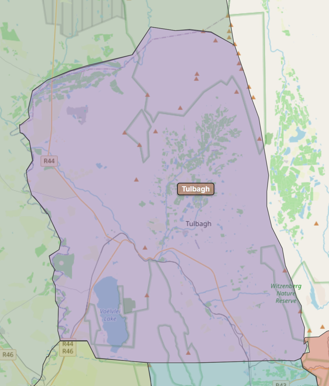 Billede fra regionen Tulbagh