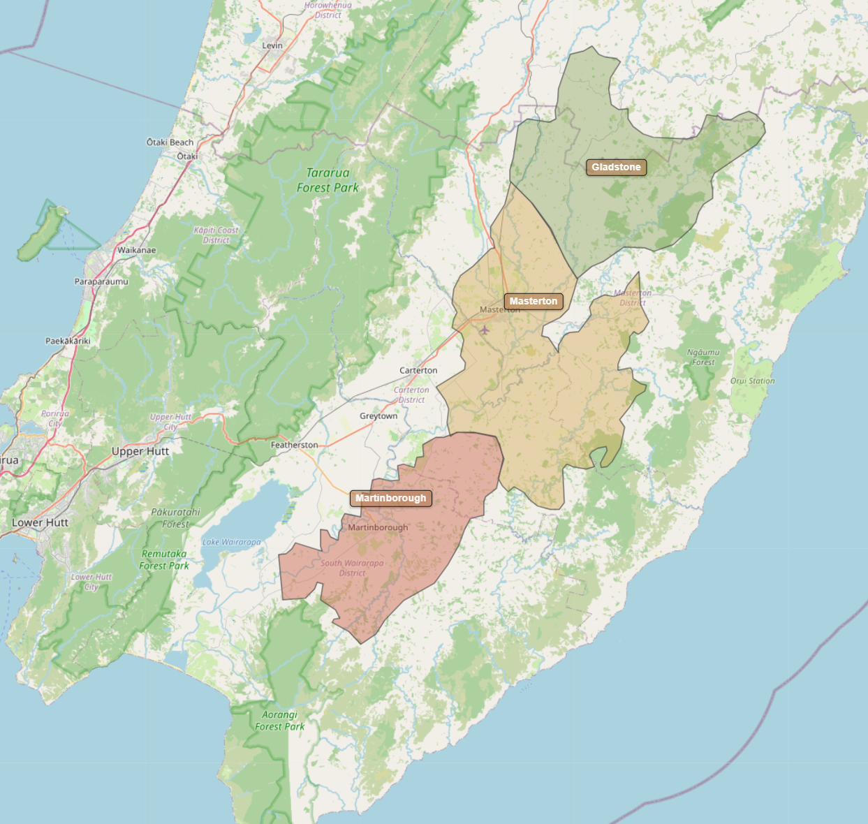 Billede fra regionen Martinborough