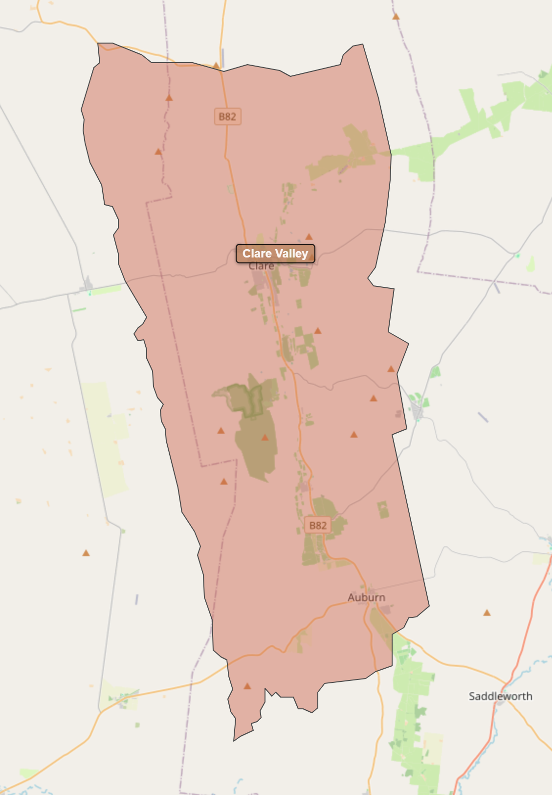 Billede fra regionen Clare Valley