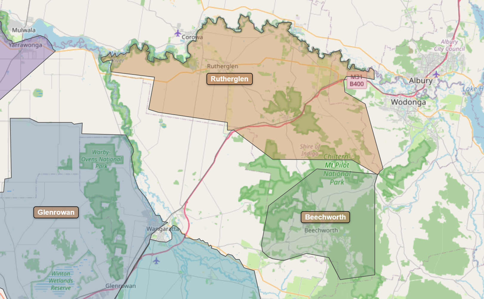Billede fra regionen Rutherglen