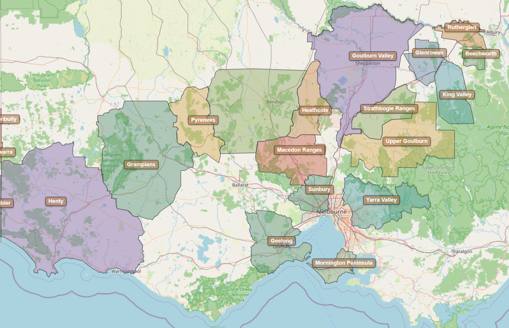 Billede fra regionen Victoria