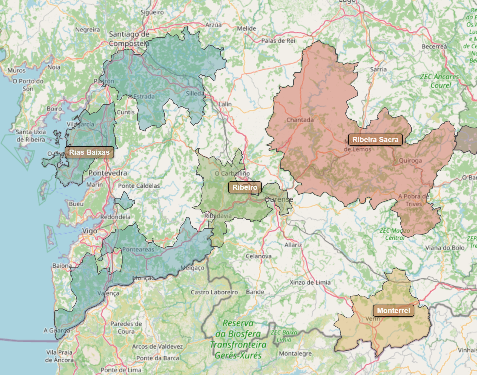 Billede fra regionen Galicien