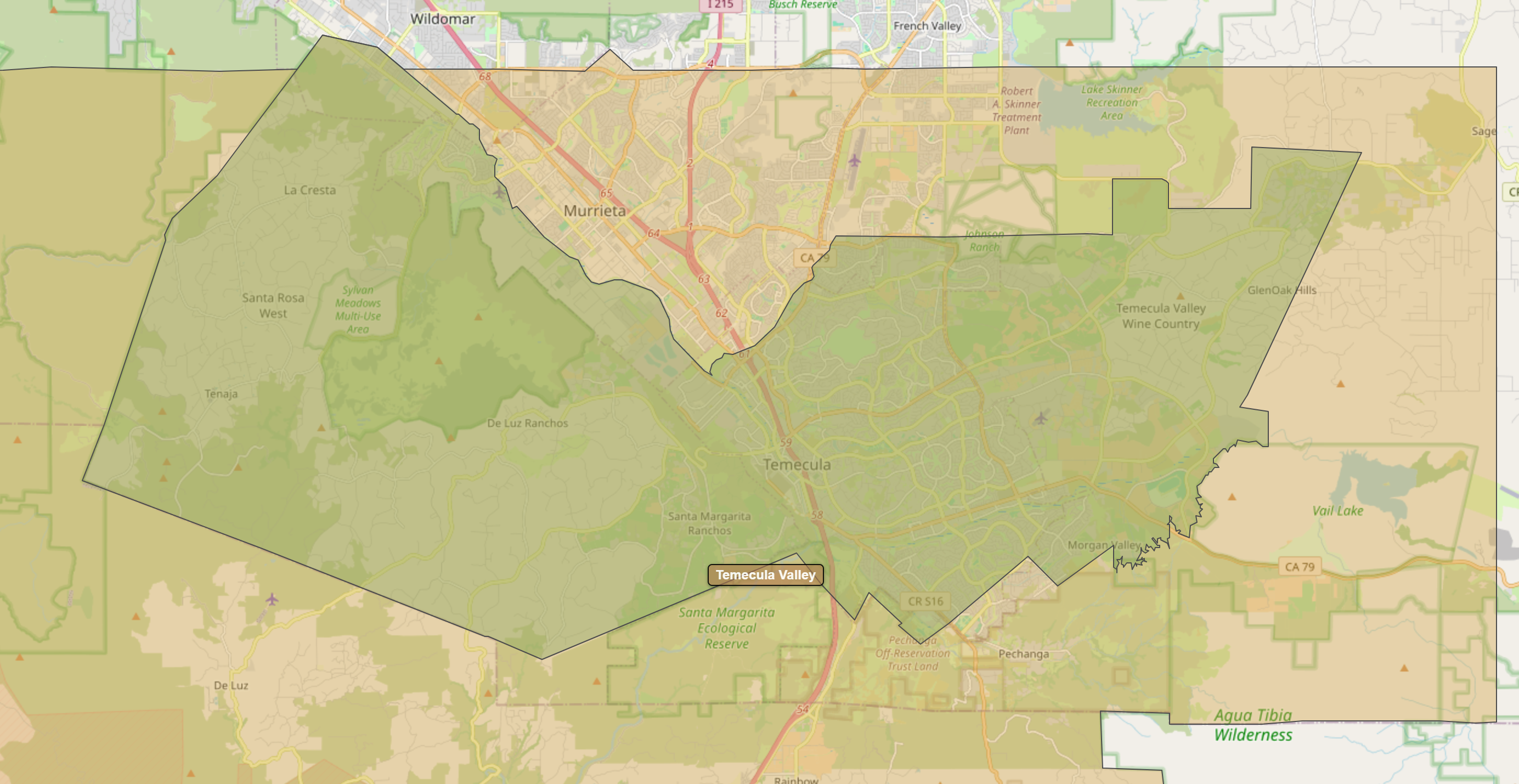 Billede fra regionen Temecula Valley