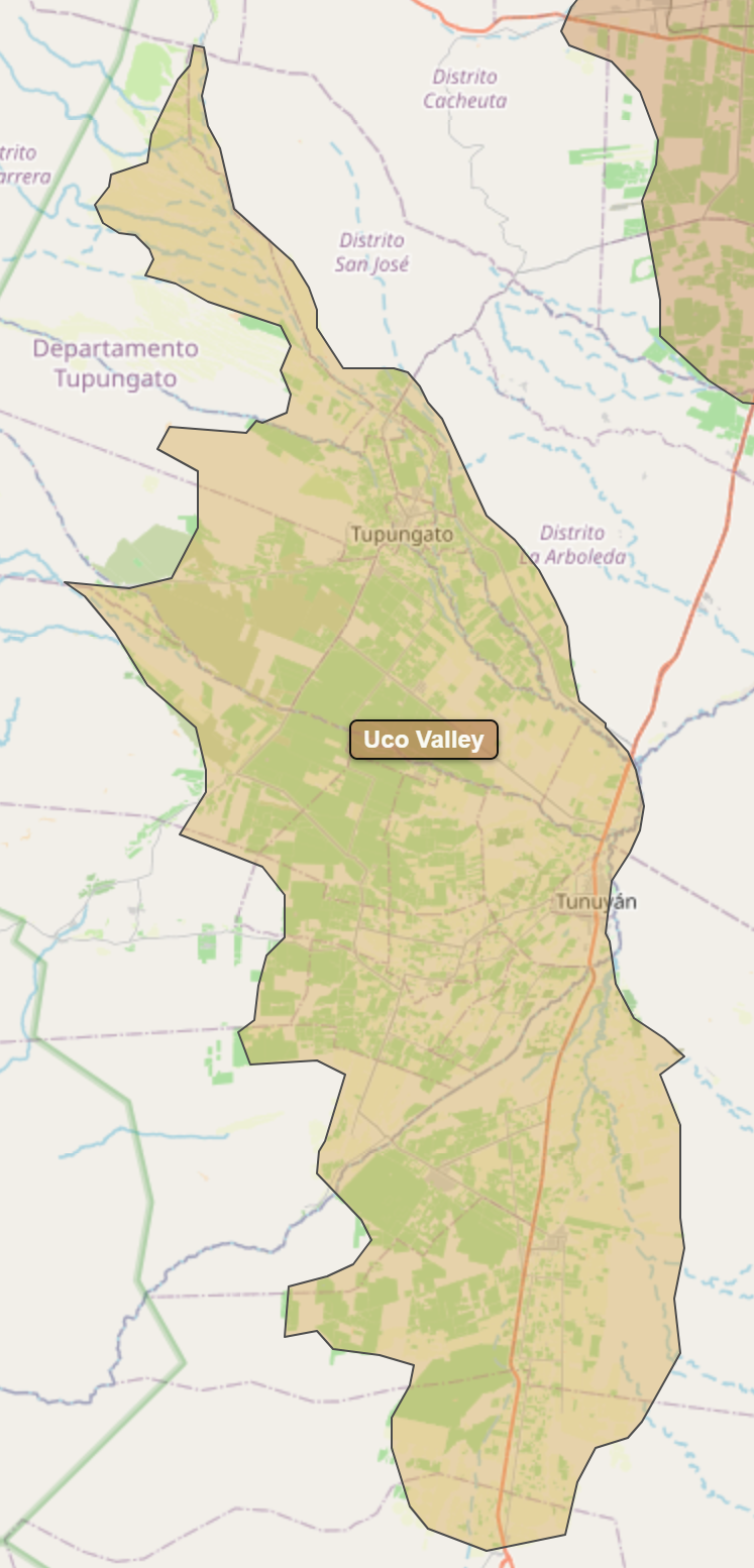 Billede fra regionen Uco Valley