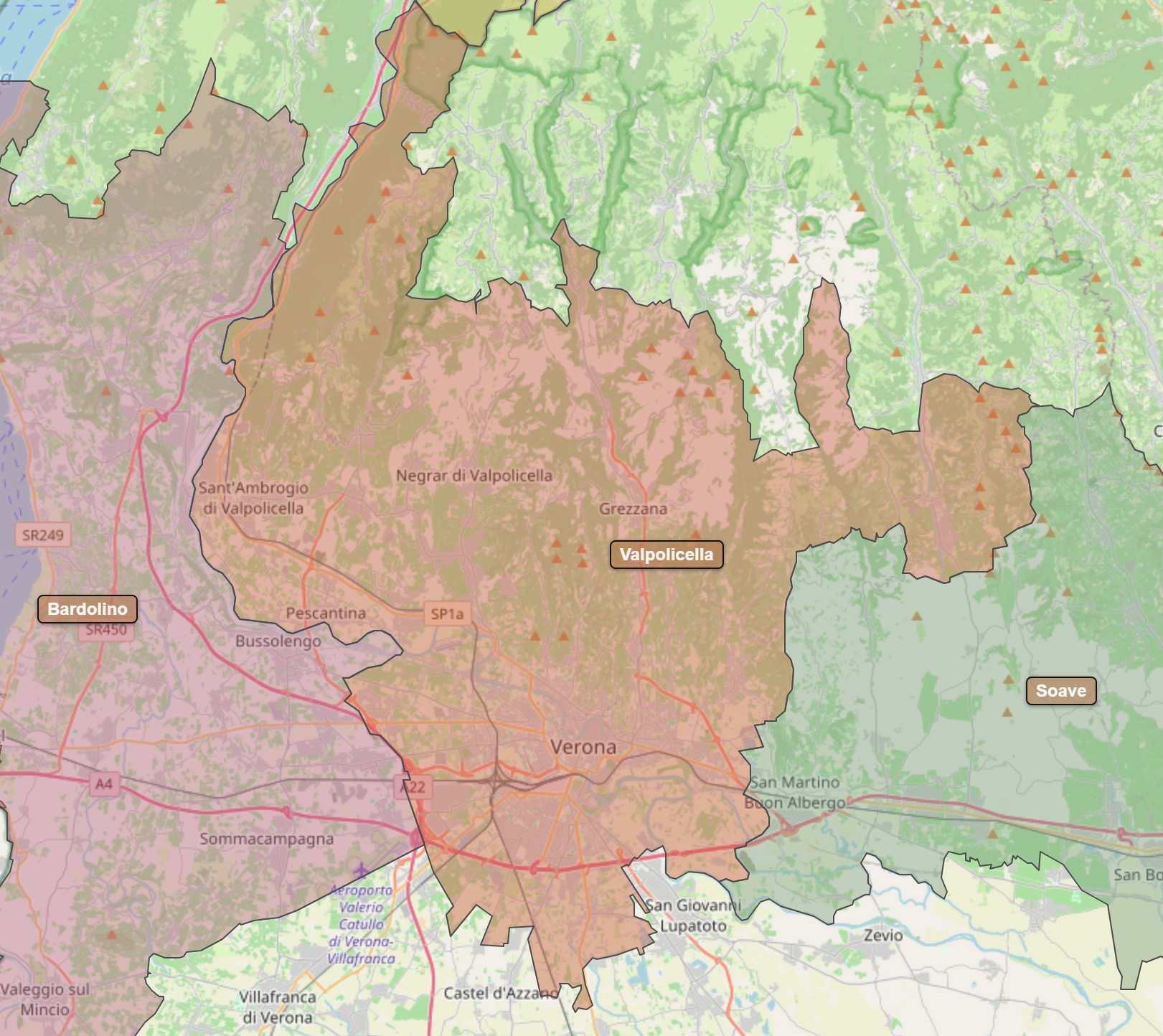 Billede fra regionen Amarone della Valpolicella DOCG