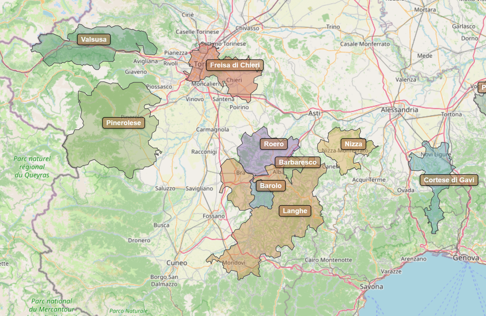 Billede fra regionen Piemonte